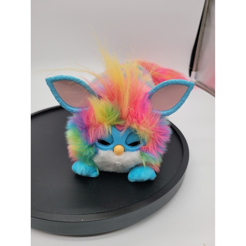 FURBY DJ Interactive Plush Toy Rainbow Electronic Stuffed Animal Not Working